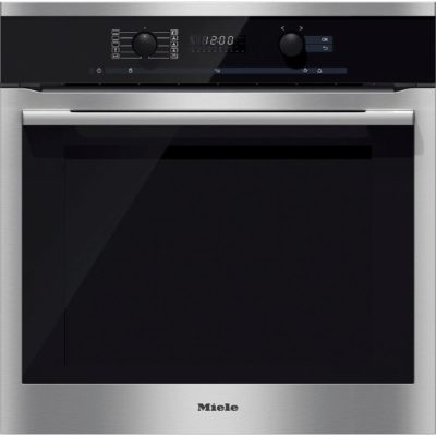 Miele ContourLine H6160BP 60cm Built-In Single Electric Oven in Clean Steel